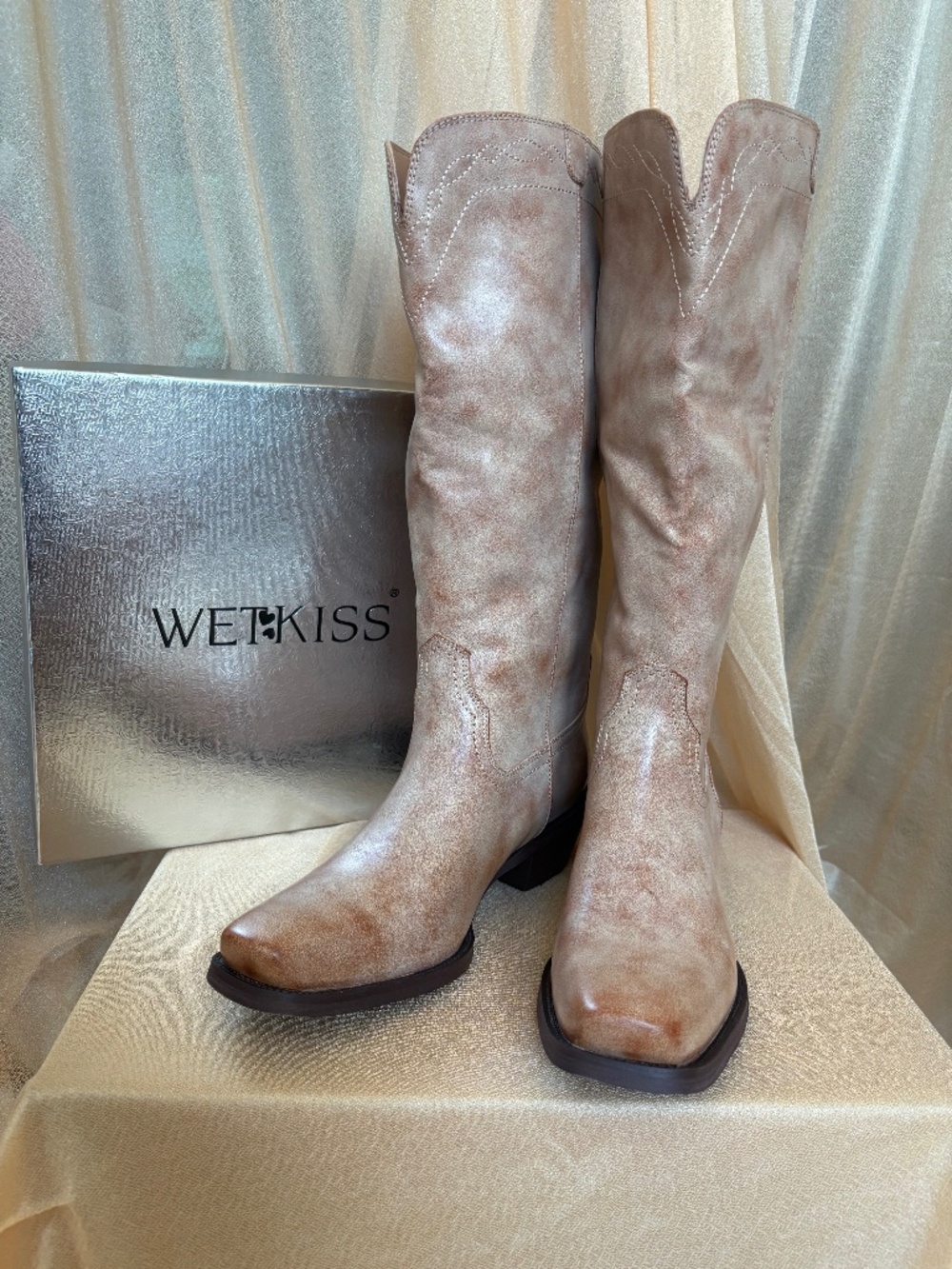 Taupe Cowboy Boots